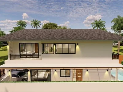 Zespół mieszkaniowy Complex of two furnished townhouses with swimming pools, Maenam, Samui, Thailand