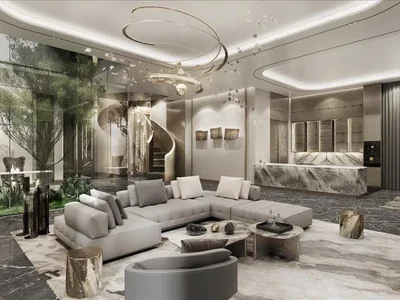 Residential complex New complex of villas and townhouses Knightsbridge with a lagoon and a cinema close to Downtown Dubai, Dubailand, Dubai, UAE