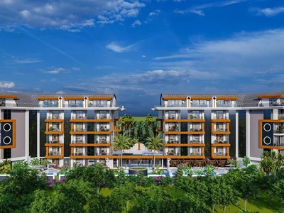 Complejo residencial New residence with swimming pools and spa centers, Oba, Alanya, Turkey