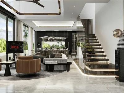 Complexe résidentiel New complex of villas with swimming pools and lounge areas, Phuket, Thailand