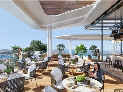 Zespół mieszkaniowy New comfortable residence with a swimming pool and a spa center in the center of Istanbul, Turkey