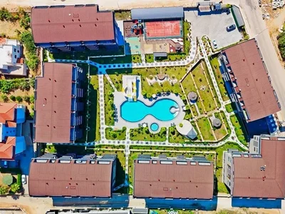 Wohnanlage Furnished 1+1 apartment in Kavi Dreams Oba complex.