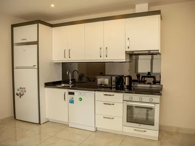 Zespół mieszkaniowy Furnished 2+1 apartment in Cleopatra Konak Twin Towers complex.