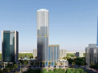 Complexe résidentiel The Embankment Residence with a swimming pool and a spa center, JLT, Dubai, UAE