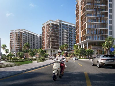 Complejo residencial New Park Five Residence with a swimming pool and a co-working area, Dubai Production city, Dubai, UAE