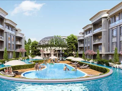Wohnanlage New residence with swimming pools and green areas near shopping malls and highways, Kocaeli, Turkey