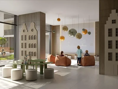Complejo residencial New project VERDAN1A 4 with swimming pools and lounge areas, Dubailand, Dubai, UAE