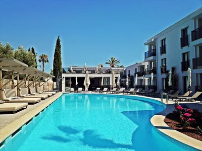 Wohnanlage Complex of furnished apartments with a swimming pool at 300 meters from the sea, Bodrum, Turkey