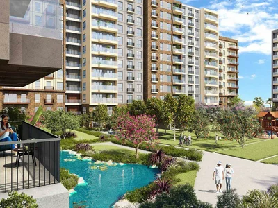 Complexe résidentiel New large residence with swimming pools and green areas close to the center of Antalya, Turkey