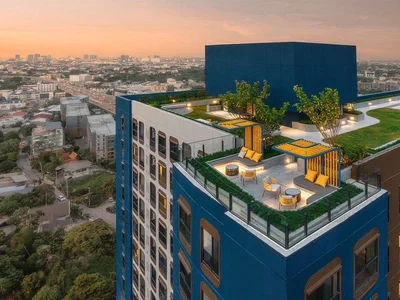 Residential complex Ready-to-move-in apartments close to motorway, shops and university, Bangkok, Thailand