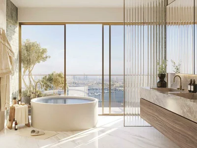 Residential complex New high-rise residence Mar Casa with a beach, swimming pools and a spa center, Maritime City, Dubai, UAE