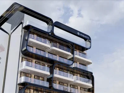 Wohnanlage New residence Moonsa 2 with a swimming pool in the prestigious area of Dubai International City, Dubai, UAE