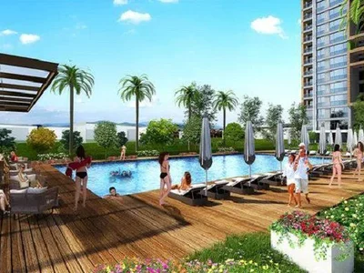 Residential complex Residence with swimming pools, around-the-clock security and a picturesque view, Istanbul, Turkey