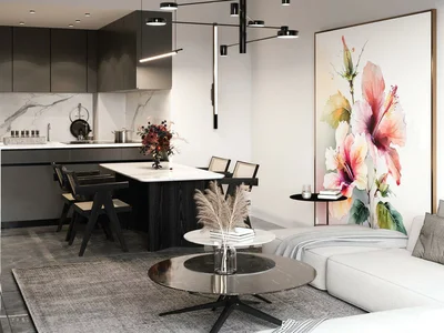 Complejo residencial New high-rise residence Lilium Tower with a swimming pool in the prestigious area of JVT, Dubai, UAE