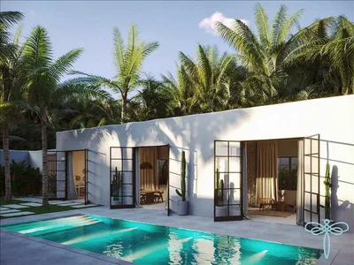 Zespół mieszkaniowy New complex of furnished villas with swimming pools close to Melasti Beach, Bali, Indonesia