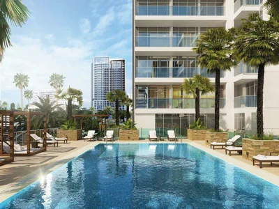 Complexe résidentiel New residence Riviera IV with beaches and gardens in the city center, MBR City, Dubai, UAE