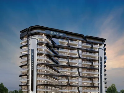 Wohnanlage New Terra Tower Residence with a swimming pool and a banquet hall close to prestigious schools, Dubailand Residence Complex, Dubai, UAE