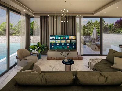 Complexe résidentiel Complex of villas with a panoramic view and swimming pools, Kalkan, Turkey