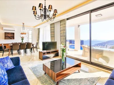 Zespół mieszkaniowy Furnished villa with swimming pools and a panoramic sea view, Kalkan, Turkey