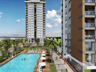 Residential complex Residence with swimming pools, around-the-clock security and a picturesque view, Istanbul, Turkey