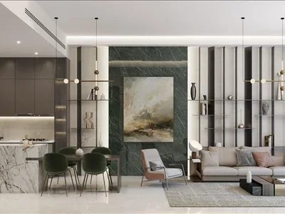 Complejo residencial Apartments in the new Park Meadows residence with a swimming pool and parks in the heart of Dubailand area, Dubai