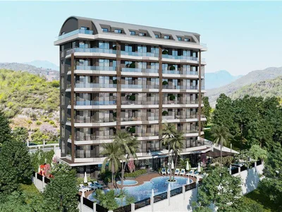 Complejo residencial New residence with a swimming pool and a mini golf course in a picturesque area, Alanya, Turkey