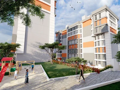 Residential complex New residence with parks and a swimming pool close to a metro station, Istanbul, Turkey