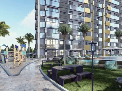 Complexe résidentiel Furnished apartments in complex with swimming pool, 500 metres to the sea, Mersin, Turkey