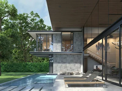 Residential complex Spacious villas with swimming pools in an eco-friendly area, Phuket, Thailand