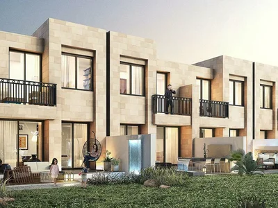 Residential complex Victoria villas and townhouses in eco-friendly area with water bodies, parks, and sports fields, Damac Hills 2, Dubai, UAE