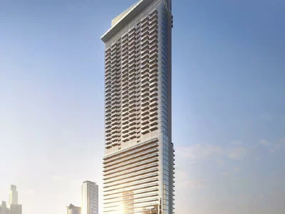 Zespół mieszkaniowy Apartments with a home theater, in Paramount Tower residential complex with stores and wellness center, Business Bay, Dubai, UAE
