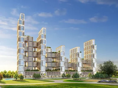 Complexe résidentiel Sobha One — new residence by Sobha Realty with a golf course and a spa center in Ras Al Khor Industrial Area, Dubai