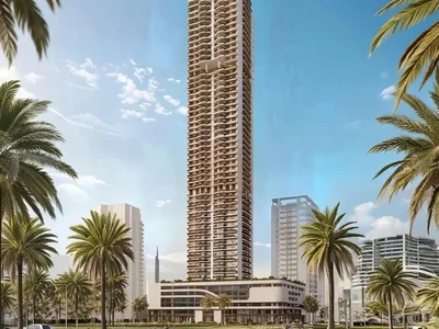 Wohnanlage New high-rise project ALTA V1EW c lounge areas in the prestigious area of JVC, Dubai, UAE