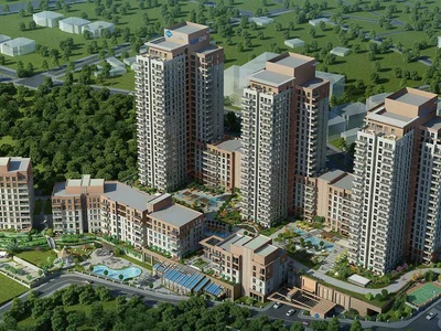 Zespół mieszkaniowy Residence with a swimming pool, green areas and a cinema, Istanbul, Turkey