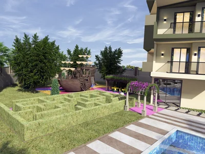 Zespół mieszkaniowy Residential complex with swimming pools, spa area and gym, in the developing area of Demirtaş, Alanya, Turkey