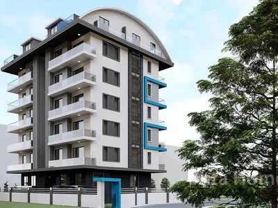 Dzielnica mieszkaniowa Central Alanya properties close to the beach of Mahmutlar