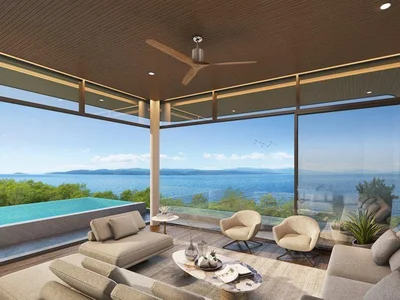 Complexe résidentiel Complex of villas with swimming pools and picturesque views in a sought-after area of Phuket, Thailand