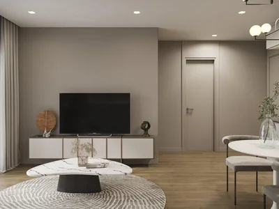 Complexe résidentiel New residence with a swimming pool and around-the-clock security, Izmir, Turkey