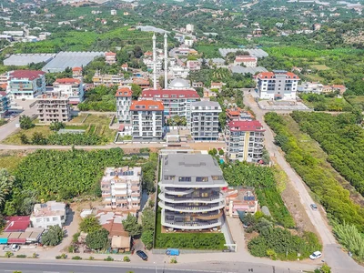 Zespół mieszkaniowy New residential complex with swimming pools, a gym and a parking on the seafront, Kestel, Alanya, Türkiye