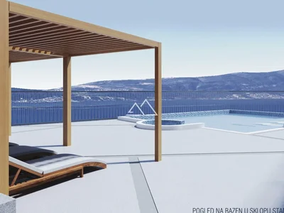 Zespół mieszkaniowy Apartment in a new building with a pool in Tivat