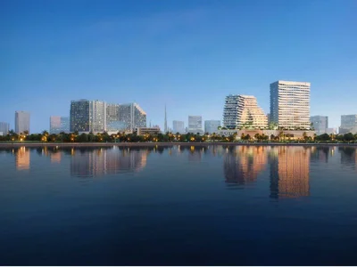 Complejo residencial New residence Adeba with a swimming pool and a spa center close to the airport, Al Jaddaf, Dubai, UAE