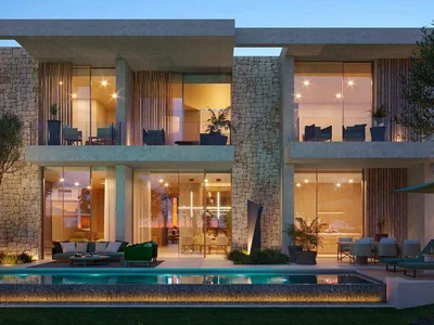 Complejo residencial New complex Acres Estates Villas with lagoons, lounge areas and clubhouses, Dubailand, Dubai, UAE