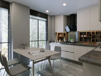 Complexe résidentiel Complex of villas with a swimming pool and gardens, Istanbul, Turkey