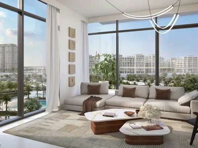 Wohnanlage New residence Parkside Views with swimming pools and lounge areas close to the city center, Dubai Hills, Dubai, UAE