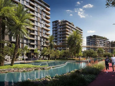 Zespół mieszkaniowy New residence with a green area and swimming pools in a prestigious area, near the city center, Istanbul, Turkey