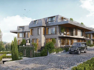 Zespół mieszkaniowy Residential complex with swimming pool, garden, and small lakes, in a quiet area, Uskudar, Istanbul, Turkey
