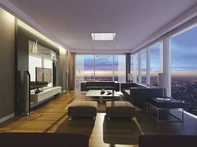 Complexe résidentiel High-rise residence with a swimming pool and a sports center near the coast, Istanbul, Turkey