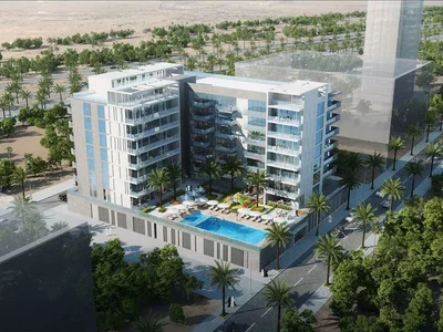 Wohnanlage New Amalia Residence with a swimming pool close to Palm Jumeirah and Downtown, Al Furjan, Dubai, UAE