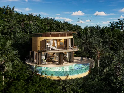 Zespół mieszkaniowy Complex of villas with swimming pools and sea views, Samui, Thailand