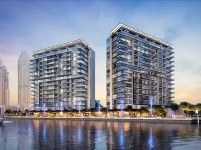 Zespół mieszkaniowy Canal Front Residences — new residential complex by Nakheel with a swimming pool on the bank of the Dubai Water Canal in Safa Park, Dubai